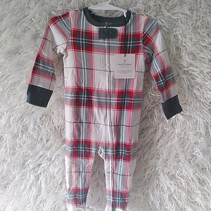 Multi Holiday Plaid Baby onzie